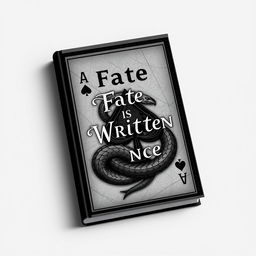 A captivating book cover featuring a striking design that merges elements of fate and chance