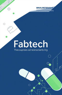 A modern and professional front diary cover design for a company named Fabtech Technologies Ltd