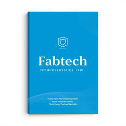 A professional front diary cover design for Fabtech Technologies Ltd