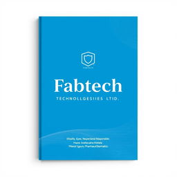 A professional front diary cover design for Fabtech Technologies Ltd