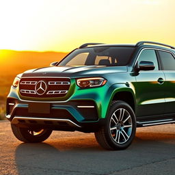 A modern SUV inspired by the 1984 Mercedes-Benz T200, showcasing a front end that closely resembles the original with an iconic grille and stylish headlights