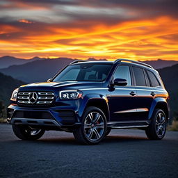 A modern SUV inspired by the 1984 Mercedes-Benz T200, featuring a front end that closely resembles the original with a bold, rectangular grille and classic round headlights