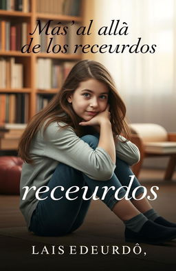 A cover design for a book titled 'Más allá de los recuerdos'