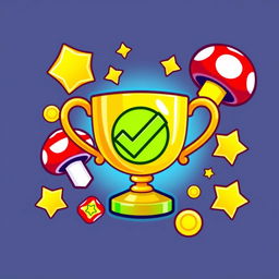 A vibrant and engaging icon for 'certifications' inspired by the Mario Bros universe