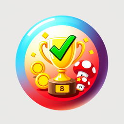 A circular icon representing 'certifications' inspired by the Mario Bros universe