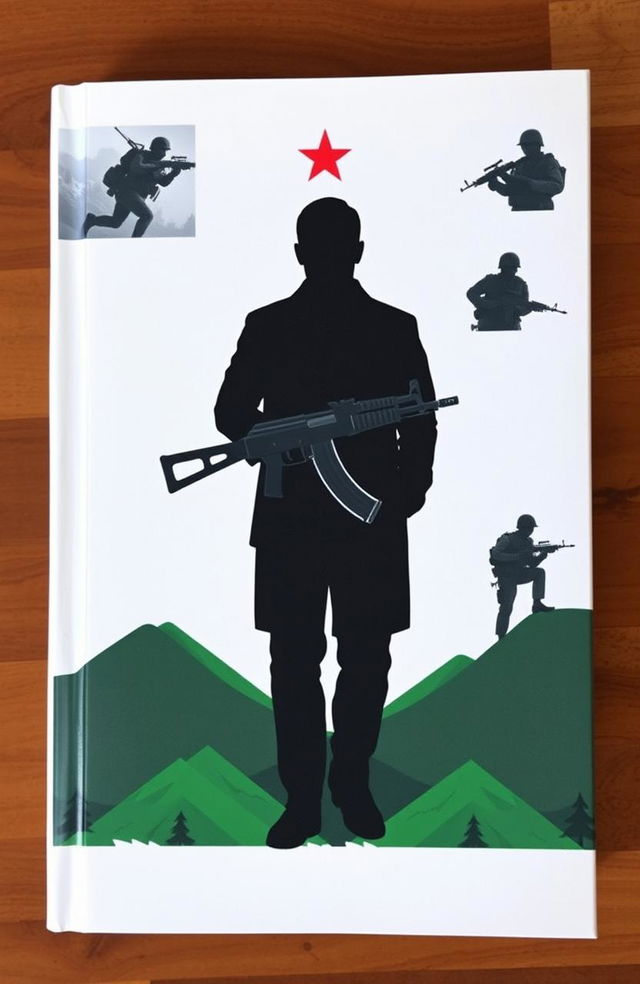 A book cover featuring a silhouette of a man representing Bashar, standing in the center of the cover, predominantly dark