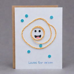 Craft a whimsical 'Transcellular Lasso' card, an 'upcell' type. Capture a lovable cell with a face being moved by a magical lasso, expressing transcellular migration similar to mitosis. Highlight the temporary relocation of the cell from one Stable to another.