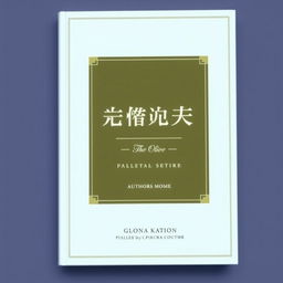 An official and elegant book cover design featuring light blue colors for the top and bottom edges