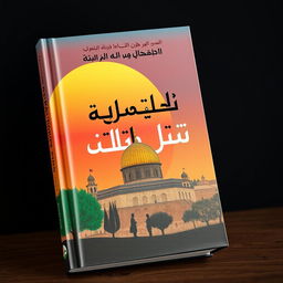 A visually striking book cover featuring elements that represent Palestinian culture and history