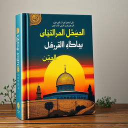 A visually striking book cover featuring elements that represent Palestinian culture and history