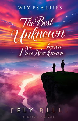 A creative and engaging book cover for a Wattpad fiction story titled 'The Best Unknown I've Never Known'