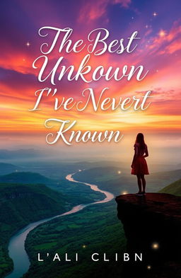 A creative and engaging book cover for a Wattpad fiction story titled 'The Best Unknown I've Never Known'