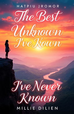 A creative and engaging book cover for a Wattpad fiction story titled 'The Best Unknown I've Never Known'