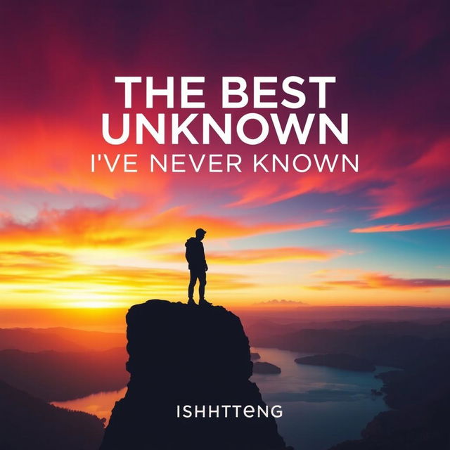 A striking poster for a Wattpad fiction story titled 'The Best Unknown I've Never Known'