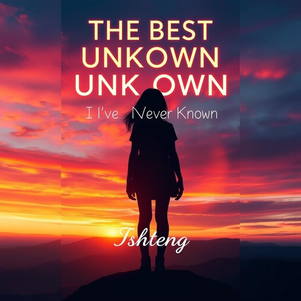 A striking poster design for a Wattpad fiction story titled 'The Best Unknown I've Never Known'