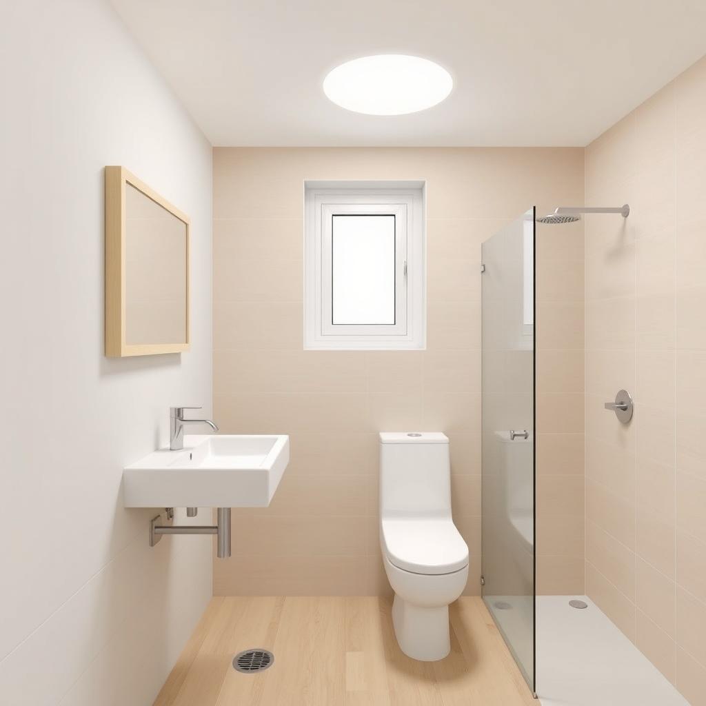 A modern minimalist bathroom design 1