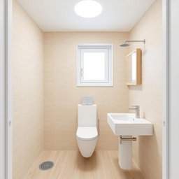 A modern minimalist bathroom design 1