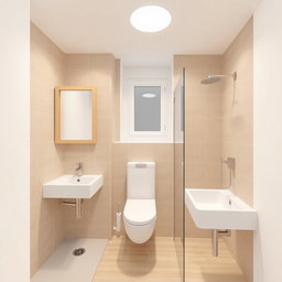 A modern minimalist bathroom design 1