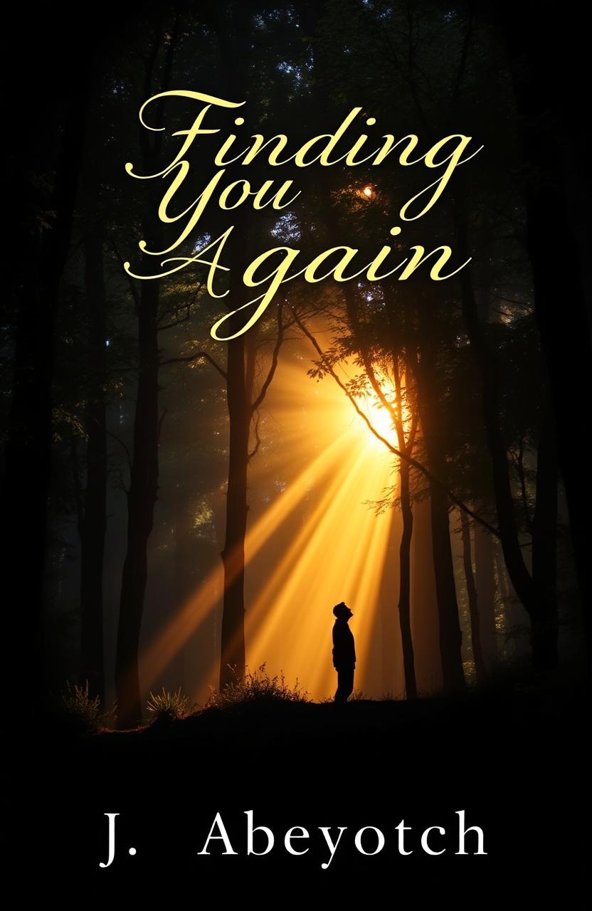 A captivating book cover for 'Finding You Again' by J