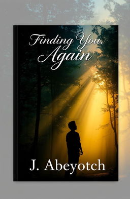 A captivating book cover for 'Finding You Again' by J