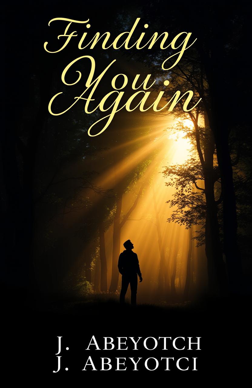 A captivating book cover for 'Finding You Again' by J