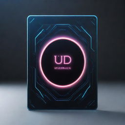 A futuristic, glowing card design with the words 'Ultra' prominently displayed. Incorporated elements signifies speed, technology and modern design.