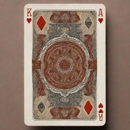 Design a vintage aesthetic playing card incorporating a unique 'Ultra' ability. Use detailed artistic elements and rich colors that evoke a sense of history.