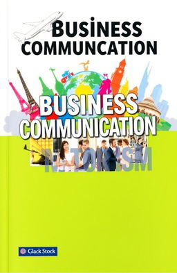 A colorful and engaging cover design for a book titled 'Business Communication in Tourism'