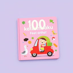 Satu buku berjudul '100 Kata Pertamaku' yang dirancang untuk anak-anak