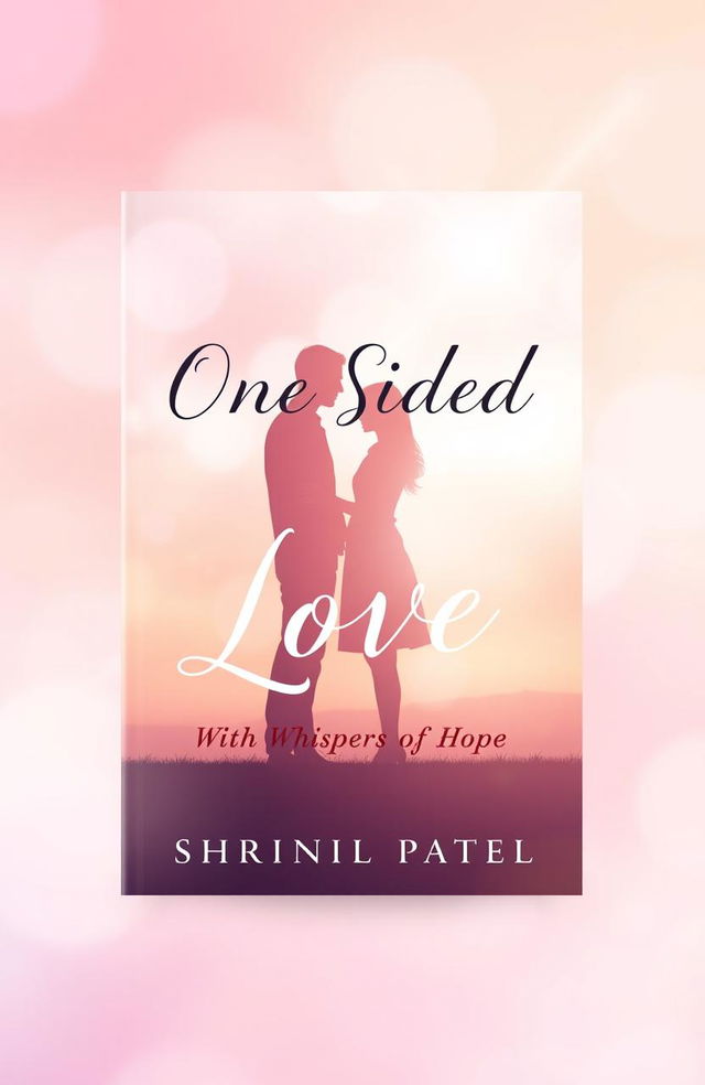 An ebook cover design featuring the title 'One Sided Love: With Whispers of Hope' by Shrinil Patel