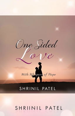 An ebook cover design featuring the title 'One Sided Love: With Whispers of Hope' by Shrinil Patel