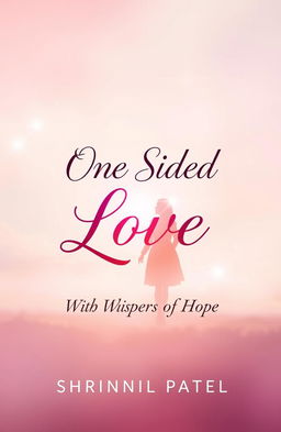 An ebook cover design featuring the title 'One Sided Love: With Whispers of Hope' by Shrinil Patel