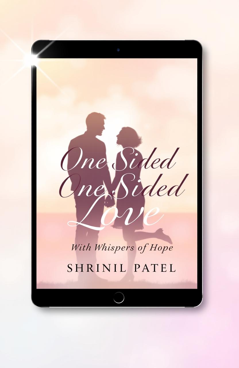 An ebook cover design featuring the title 'One Sided Love: With Whispers of Hope' by Shrinil Patel