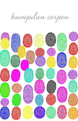 A collection of 36 unique fingerprints, each showcasing a different vibrant color, arranged in an artistic manner