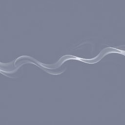 A dynamic pixel animation showcasing small gray horizontal smoke streams that elegantly appear and disappear across the screen