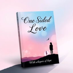 A captivating book cover design for 'One Sided Love: With Whispers of Hope'