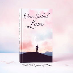 A captivating book cover design for 'One Sided Love: With Whispers of Hope'