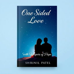 A stunning book cover design for 'One Sided Love: With Whispers of Hope' by Shrinil Patel