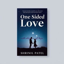 A book cover design featuring the title 'One Sided Love' prominently displayed at the top