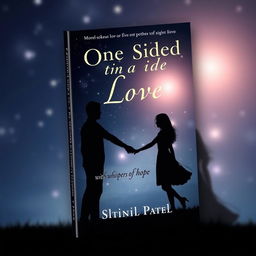 A book cover design featuring the title 'One Sided Love' prominently displayed at the top