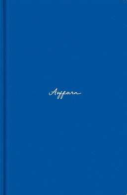 A minimalist book cover featuring a deep, rich blue background that conveys a sense of sadness and melancholy