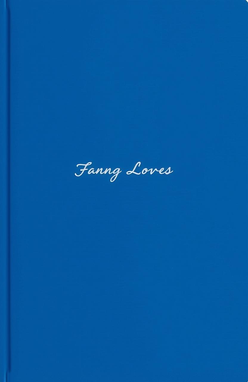 A minimalist book cover featuring a deep, rich blue background that conveys a sense of sadness and melancholy