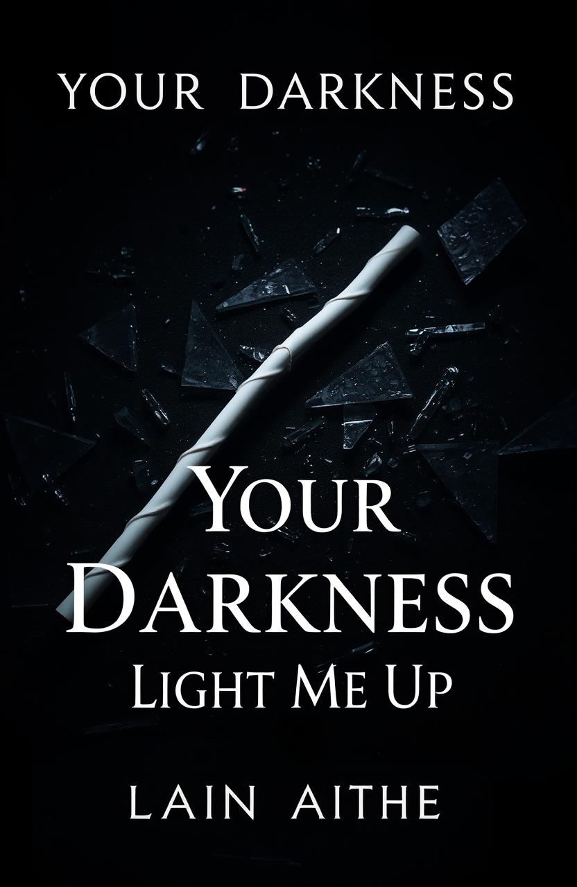 A book cover design for 'Your Darkness Light Me Up'