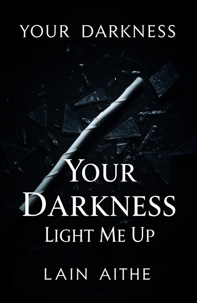 A book cover design for 'Your Darkness Light Me Up'