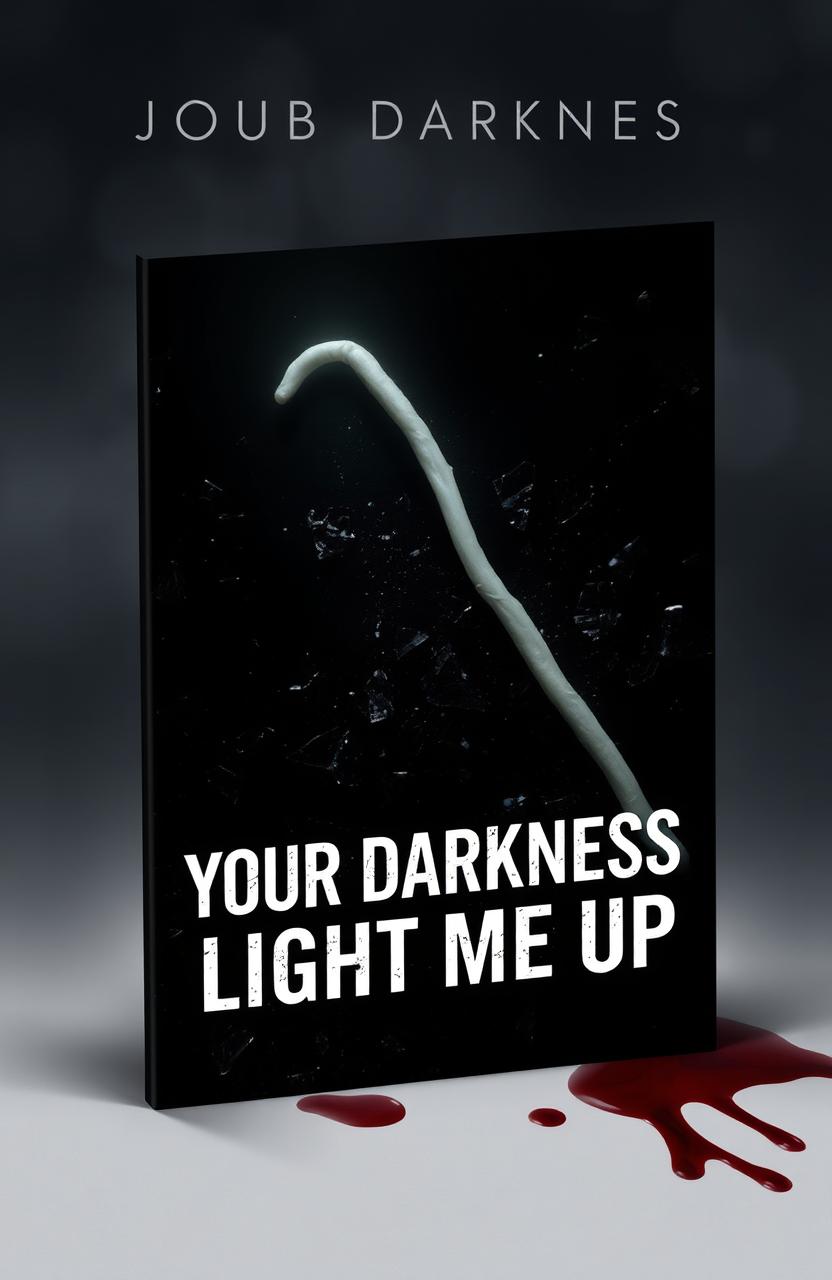 A book cover design for 'Your Darkness Light Me Up'