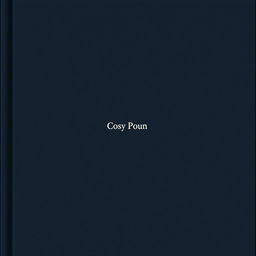 A minimalistic book cover featuring a dark, moody background in shades of gray and deep blue to evoke a sense of gloom and sadness
