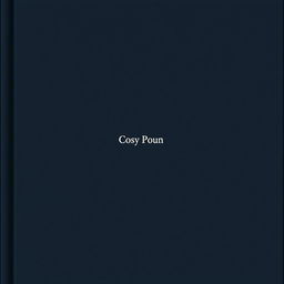 A minimalistic book cover featuring a dark, moody background in shades of gray and deep blue to evoke a sense of gloom and sadness