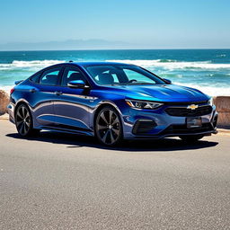 An incredible 2026 Chevrolet Opala SS, featuring a sleek and modern design with a shiny metallic blue finish