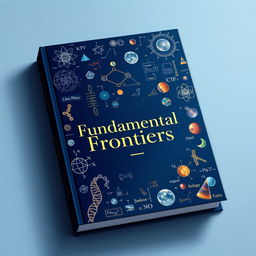 An artistic representation of a scholarly book titled 'Fundamental Frontiers'