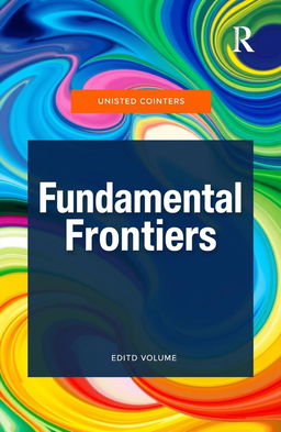 A visually striking book cover for an edited volume titled 'Fundamental Frontiers'